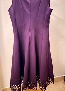 Plum Purple Donna Ricco A Line Dress