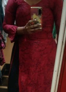 Elegant Red Kurta