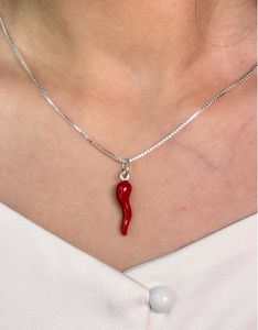 Silver🌶 Chain Pendent Pure 925