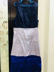 french connection Colorblock Sleeveless Midi Dress