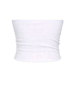 Pleated Twist Bandeau Top