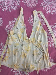 Floral Halter Neck Top
