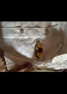 New  kids Elegant White Kurta Set