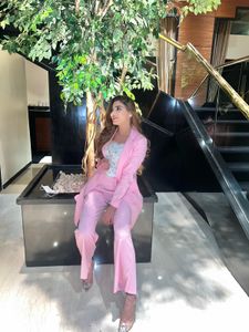 Pink Pant Suit Set