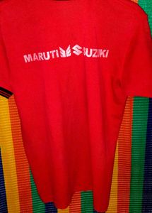 Maruti Suzuki Red Polo T-Shirt