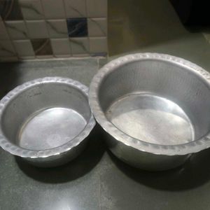 Aluminum Cooking Pots (Set of 2)