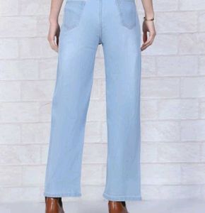 Light Wash Wide Leg Jeans