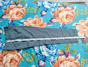 Grey Pleated Trousers