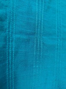 Teal Blue Textured Top