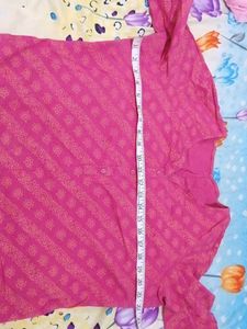 Pink Cotton Kurta