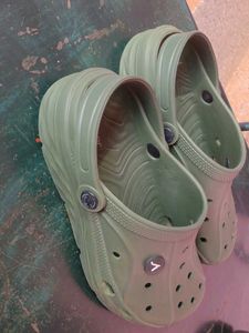 Comfortable Khaki Clogs