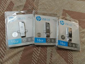 HP 16GB USB 3.0 Flash Drives (3 Pack)