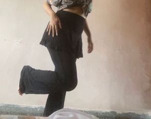 Black Flared Pants