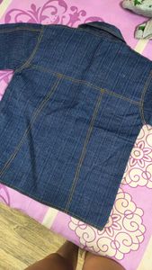 Real Vintage Blue Denim Style Zipper Jacket