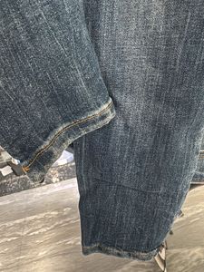 Distressed Blue Denim Jeans Zara