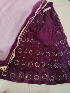 Purple Lehenga Choli