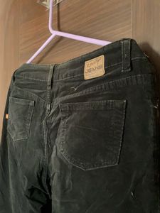 Black Courdroy Pants Ladies