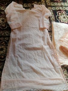New Chikankari Stitched Suit 3pc