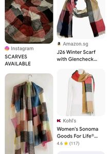 Stylish Plaid Scarf