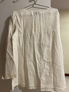 Fabindia Chikankari Top - Size M