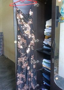 Stunning Floral Sequin Maxi Dress
