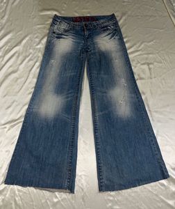 Bershka Low rise Bootcut Jeans