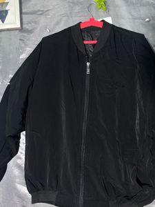 Stylish Black Bomber Jacket