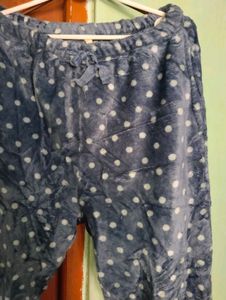length 38half,Cozy Polka Dot Pajama Pants