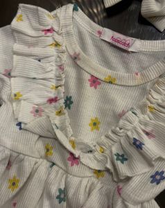 Floral Baby Girl Outfit &amp; hairband