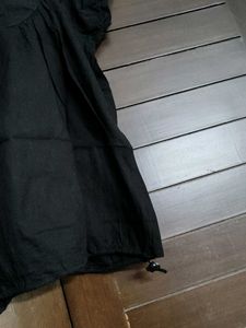 Vero Moda Black Short Sleeve Cotton Top