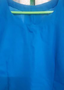 Blue Tunic, Kurtha Dress With Lining