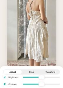 beige casual dress