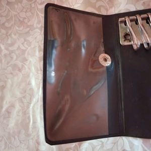 Tri Fold Key Case with Card Holder