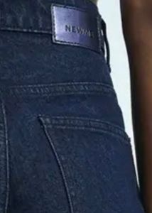 Wide Leg Jeans - Dark Wash Denim