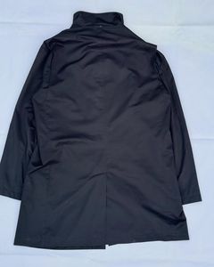 Classic Black Men's Trench Coat
