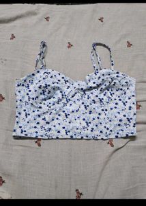 Floral Print Crop Top