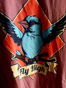Vintage Fly High Bird T-Shirt