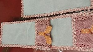 "Stylish Indian Cotton Remote Cover Combo: Set of 3 - Solid Pattern"