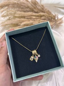 Charming Ice Cream & Star Charm Necklace