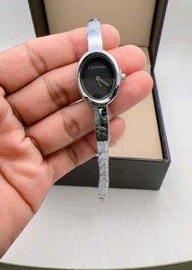Calvin Klein Women's Oval Rose Gold Watch premium