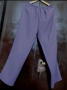 Lavender Wide Leg Trouser For 32 Waist