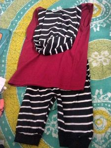 Baby Girls Striped Outfit