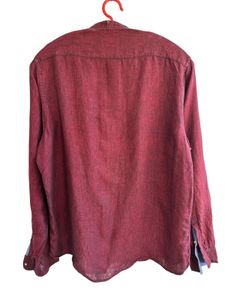 Men's Red Band Collar Shirt