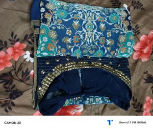 Blue Silk Kurta