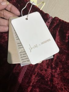 Embroidered Velvet Blouse