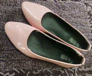 Women's Pink Patent Ballet Flats