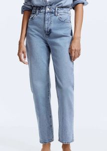 H&M-Slim fit mom high ankle jeans