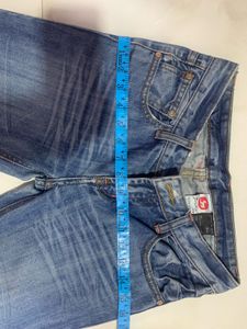 low rise bootcut jeans