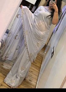 Elegant Embroidered Saree with blouse