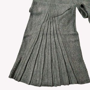 Flared Ribbed Knit Pants